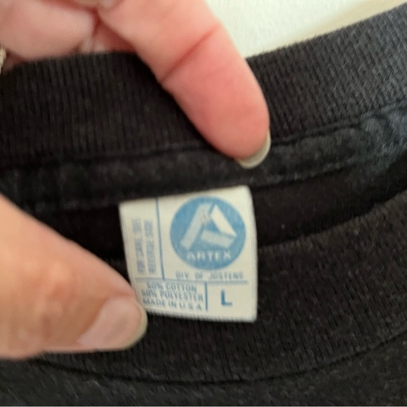 Vintage Single Stitch Artex B-2 Bomber Edwards California T-Shirt Size L - Picture 6 of 16